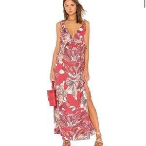 Maaji Red Floral Maxi Dress